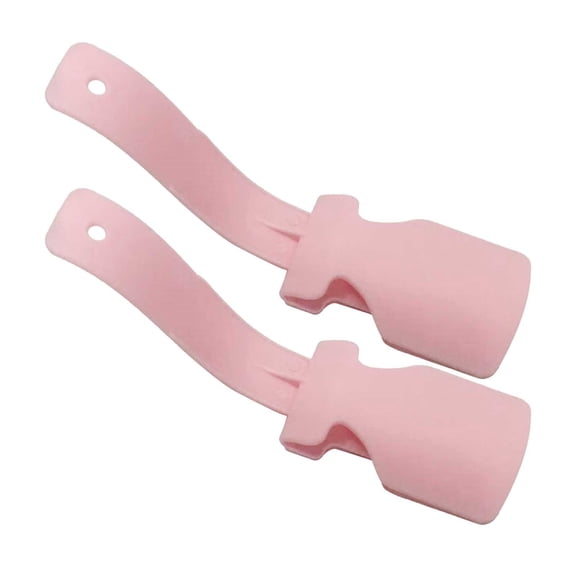 Tkrady 2Pcs Wear Shoe Helper Laziest Way To Wear Shoes Portable Slider Short Handled Shoe Horn Easy On Off Shoehorn