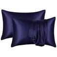 thumbnail image 1 of Tkrady 2pc Silk Pillowcases Bedclothes Single Student Dormitory Household Pillowcases, 1 of 6
