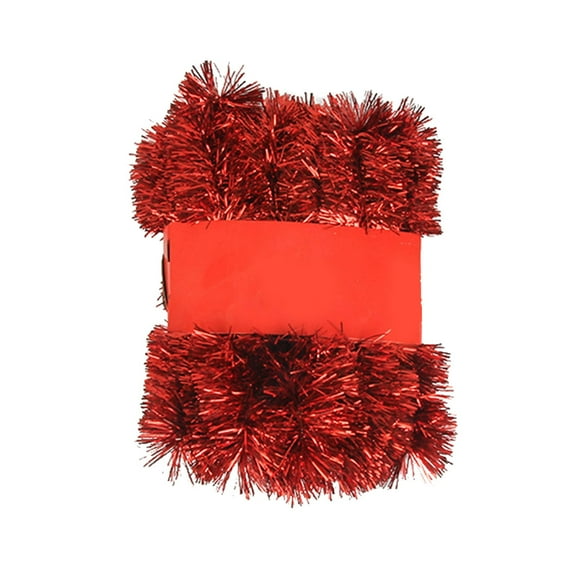 Tkrady Christmas Garland Decoration Total 33ft Metallic Streamers Christmas Tree Decor Holiday New Years Eve Party Supplies Indoor Outdoor Decor