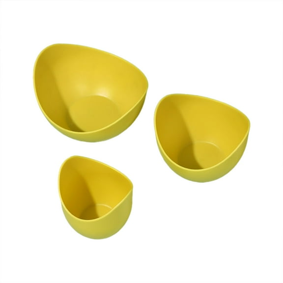 Tkrady 3Pcs Fruit Plate Combinable And Stackable Flower Shaped Fruit Plate Snack Storage Tray Kitchen Craft