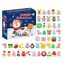 Tkrady Advent Calendar 2024, 24 Days Countdown, Calendar to Christmas Surprise Toys, 48pcs Advent Calendars for Christmas Countdown Gift for Kids