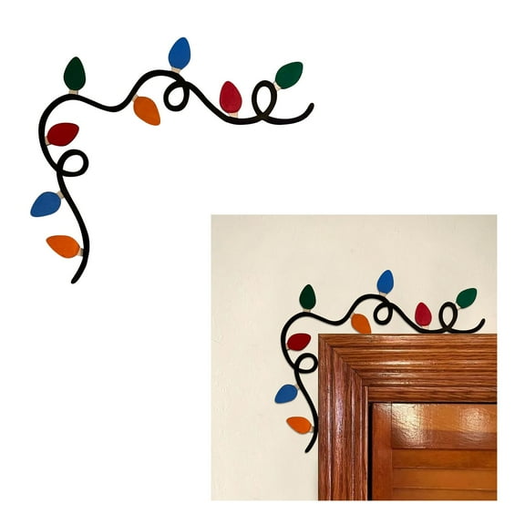 Tkrady Christmas Door Corner Decoration - DIY Stitching Creatives Home Decor Funny On My Door Corner