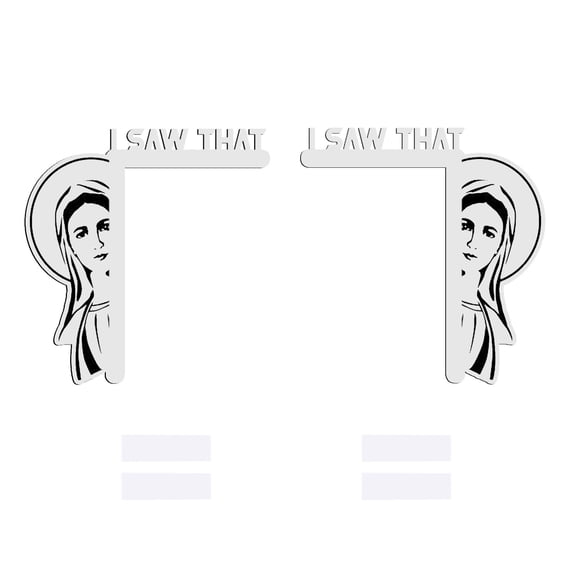 Tkrady Christmas Ornaments-Door Frame Door Sitting Decoration Christian Home Door Corner Decoration Interesting Door Corner Decoration See Jesus Door Corner Decoration