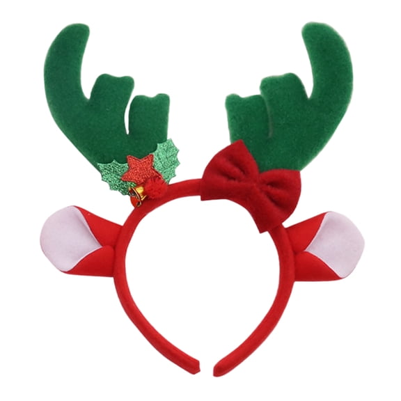 Tkrady Christmas Party Supplies, 1PCS Christmas Headband Christmas Reindeers Antlers Headband Merry Christmas Headgear Holiday Party