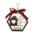 thumbnail image 1 of Tkrady Christmas Tree Decoration, House Warming Gifts New Home Ornament Wood 2024, First Christmas in Our New Home Ornament 2024, 1st Christmas in New Home Gift Ideas for Women Men Couple, 1 of 4