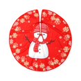 thumbnail image 1 of Tkrady Christmas Tree Dress Christmas Tree Decorations Short Plush Christmas Decorations Christmas Tree Mat Holiday Holiday Party Family Indoor Outdoor Decorations 36inch, 1 of 1