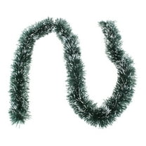 Tkrady Dark Green White Edge Ribbon Christmas Decoration Ribbon Festive Party Decoration