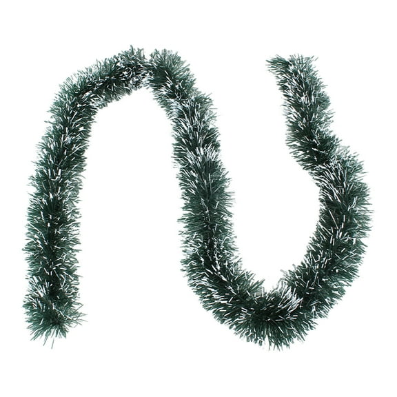 Tkrady Dark Green White Edge Ribbon Christmas Decoration Ribbon Festive Party Decoration