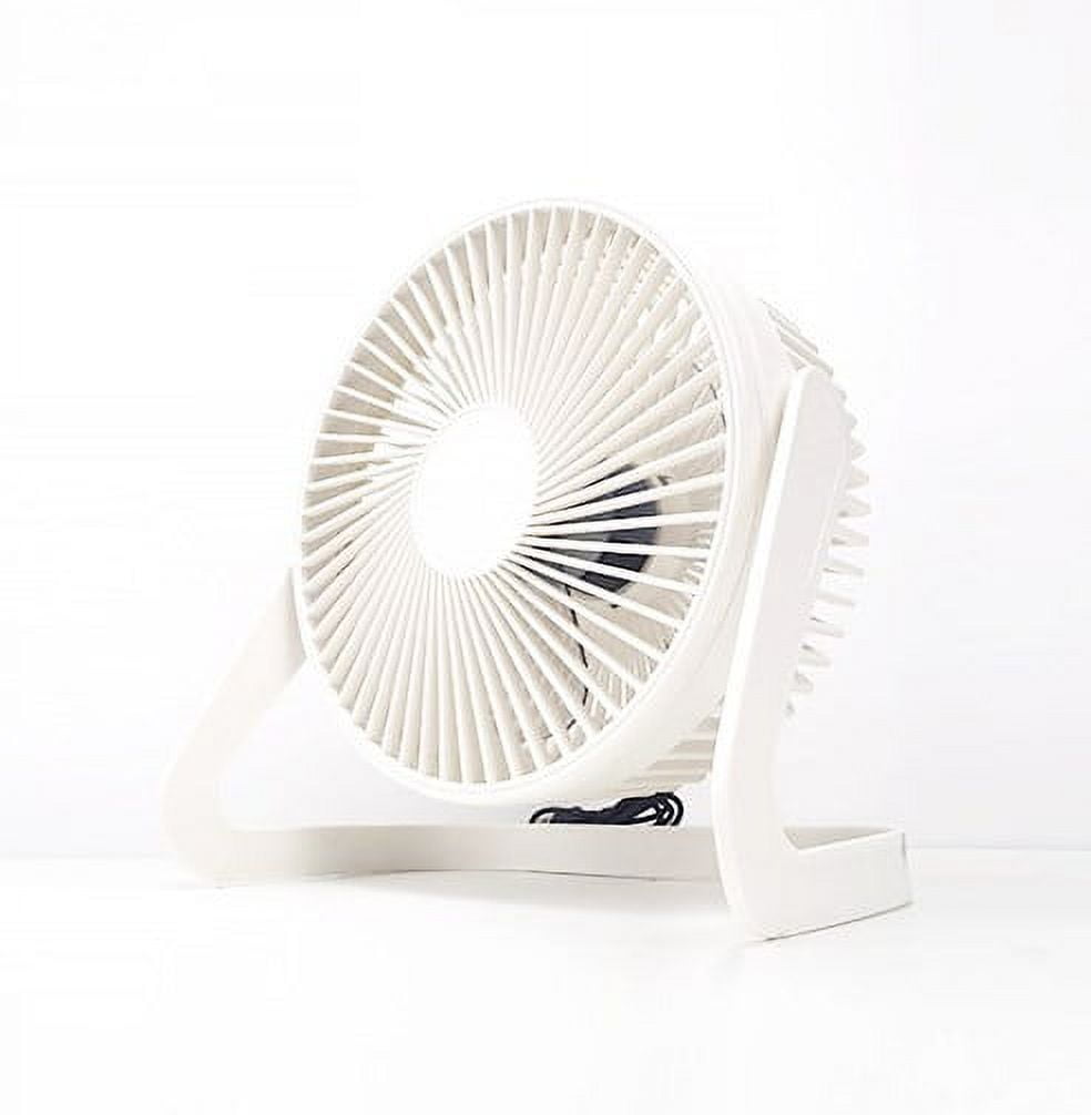 Tkrady Desktop Portable Small USB Fan Desktop 6 Inch Plug-in Mini Mute ...