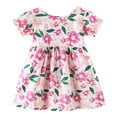 thumbnail image 1 of Tkrady Dress for Girls Spring Summer New Cute Crewneck Print Fashion Princess Dresses, Sizes 1-6 Years, 1 of 6