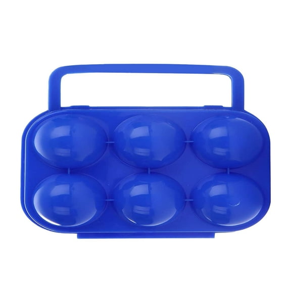 Tkrady Egg Holder, Delicate 6 Girds Egg Dispenser Holder Case Refrigerator Crisper Camping Picnic Travel Portable Egg Carriage