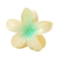 thumbnail image 1 of Tkrady Flower Claw Clip for Women, Hawaiian Plumeria Hair Clip,Preppy Flower Hair Clips, Hibiscus Hair Clip, Hawaii Hair Accessories for Thick Hair, Gifts for Women Teen Girls, 1 of 5