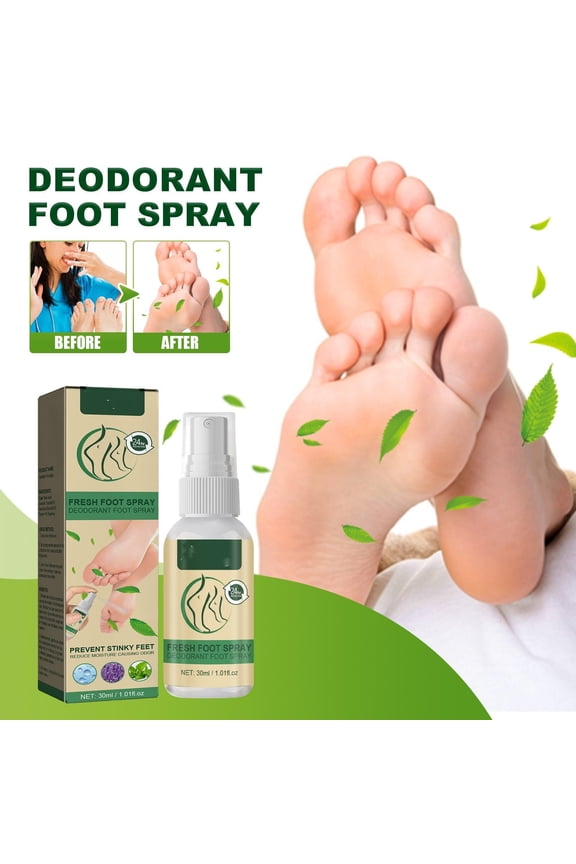 Fresh Foot Deodorant Spray, Stinky Feet, Reduce Causing Odor 30ml