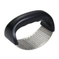 thumbnail image 1 of Tkrady Garlic Press Rocker, Stainless Steel Garlic Mincer Crusher Professional Kitchen Gadgets Garlic Chopper with Ergonomic Handle, Silicone Garlic Peeler, 1 of 6