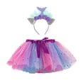 thumbnail image 1 of Tkrady Girls Skirt Summer New Sequins Soft Comfortable Fashion Tutu Skirt with Headband, Sizes 2-11 Years, 1 of 6