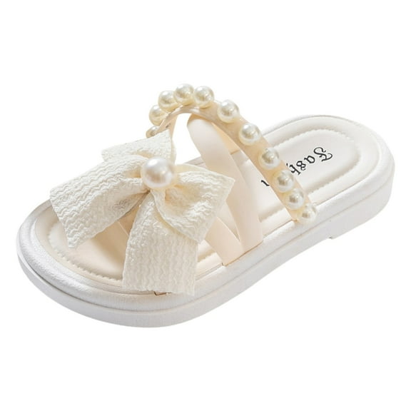 Tkrady Girls Slippers New Cute Soft Non Slip Fashion Children's Home Shoes, Sizes 3-11 Years