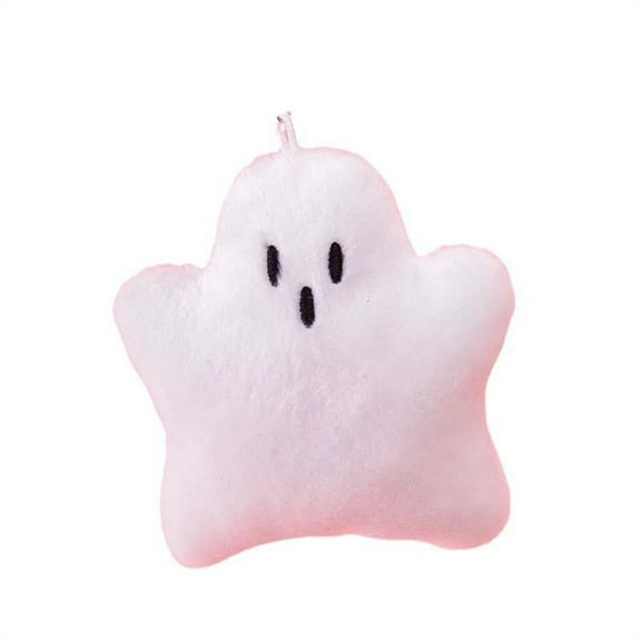 Tkrady Ghost Key Chain Stuffed Plush Ghost Pendant Spooky Key Ring Backpack Purse Charm Decoration for Party Favors Gifts Purses