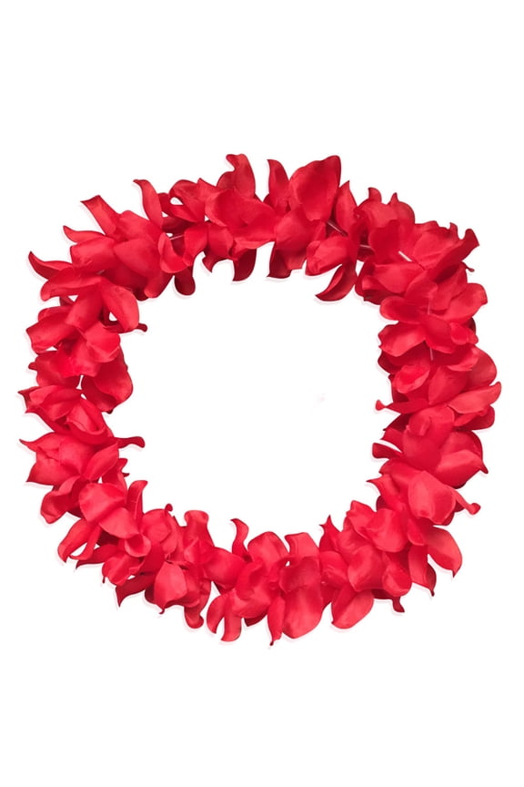 Hawaiian Luau Flower, Colorful Luau Party Decorations Silk Flower Leis Necklace, Tropical Hawaiian Bulk Hula Dance Party Decor, Hawaiian Flower Leis Summer Beach Pool Party Decorations Supplies