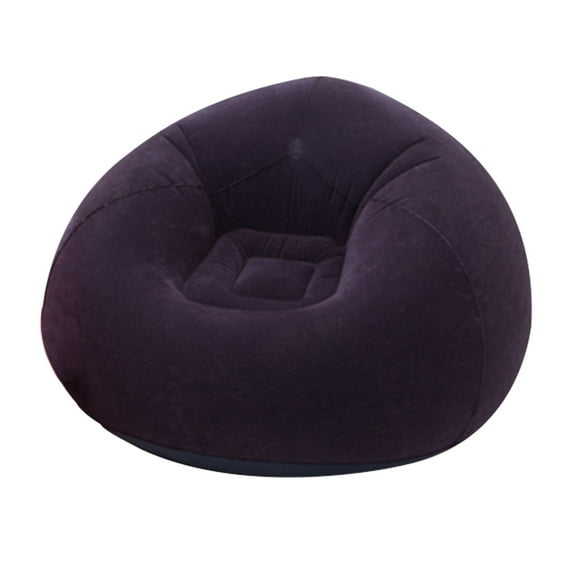 Tkrady Inflatable Lazy Sofa, Inflatable Sofa Flocking Sofa Lazy Chair