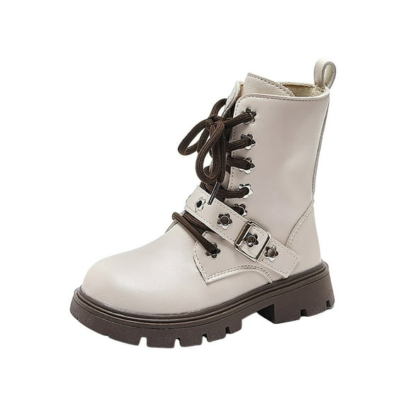 Tkrady Kids Boots Autumn Winter New Glitter Soft Soled Durable Fashion Girls Ankle Boots, Sizes 4-12 Years