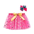 thumbnail image 1 of Tkrady Kids Girls Sweet Skirt New Sparkling Sequin Tutu Skirts with Hairpin for Party, Sizes 4-7 Years, 1 of 5