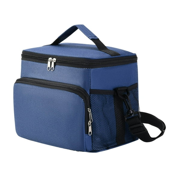 Tkrady Large Capacity Thermal Bag, Portable Lunch Box Bag Aluminum Foil Bento Bag Thickened Lunch Bag Student Lunch Box Thermal Bag