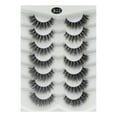 thumbnail image 1 of Tkrady Lashes Natural Look Lashes Fluffy Wispy Eyelashes Short Natural False Lashes Cat Eye 6D Volume Strip Lashes Pack 7 Pairs-V, 1 of 5