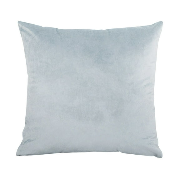 Tkrady Velvet Pillow Covers Super Soft Decorative Square Throw Pillow Covers Case Cushion Covers for Sofa Couch Bedroom Car Decor 20x20 Inch Light Grey