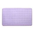 thumbnail image 1 of Tkrady Memory Foam Lattice Bath Mat Rug 60x40cm, Ultra Soft Non Slip and Absorbent Bathroom Rug, Machine Wash Dry, Comfortable, Thick Bath Rug Carpet for Bathroom Floor, Tub and Shower, Purple, 1 of 6