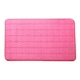 thumbnail image 1 of Tkrady Memory Foam Lattice Bath Mat Rug 60x40cm, Ultra Soft Non Slip and Absorbent Bathroom Rug, Machine Wash Dry, Comfortable, Thick Bath Rug Carpet for Bathroom Floor, Tub and Shower, Hot Pink, 1 of 6