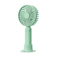 thumbnail image 1 of Tkrady Mini Portable Fan Handheld Fan, 3 Speed USB C Rechargeable Battery Operated Mini Pocket Personal Lash Fan with Lanyard Base Cooling Desk Fan for Kids Girls Women Travel Indoor Outdoor Green, 1 of 6