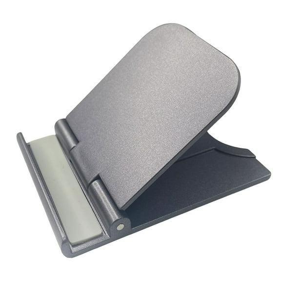 Tkrady Portable Foldable Desktop Cell Phone Holder,Cell Phone Stand 1Pack, Adjustable Universal Multi-Angle Cradle Stands for Tablet X/xr/xs max Samsung Galaxy-Grey