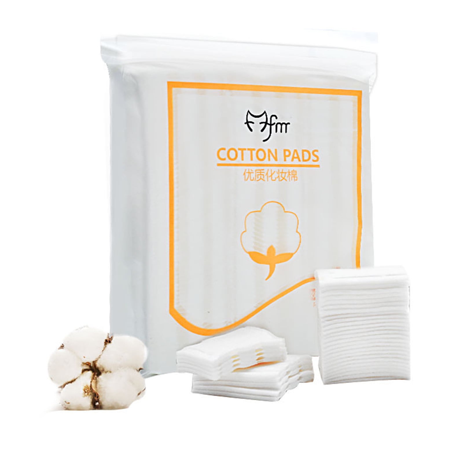Tkrady Cotton Pads, Lint Free Nail WipesEyelash Glue Wipes Lash Extensions For Adhesive Cleaning100% Natural and Lint-Free Cotton, Hypoallergenic (220 Count)