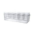 thumbnail image 1 of Tkrady Salad Crisper, Produce Crisper, Large Vegetable and Fruit Crisper, Refrigerator Organizer Compartment Lid Removable Chilled Salad Crisper Salad Crisper, 1 of 6