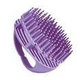 thumbnail image 1 of Tkrady Scalp Massager Shampoo Brush, Scalp Scrubber with Soft Silicone Bristles, Scalp Exfoliator for Dandruff Removal, Scalp Massager for Hair Growth, Wet Dry Hair Brush for Scalp Care, Purple, 1 of 5