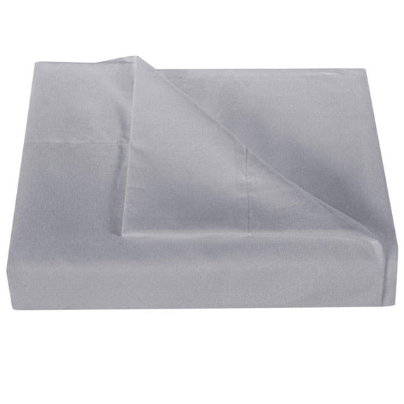 Tkrady Sheet 150*230cm, Hotel Double Brushed Microfiber Twin Flat Sheet Super Soft And Cozy Fade Stain Bed Top Sheet Gray