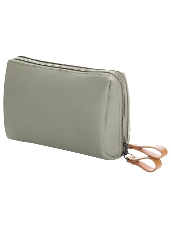 Small Makeup Bag for Purse, Makeup Pouch Small Cosmetic Bag Mini Portable Handbag for Women and Girls (Green)