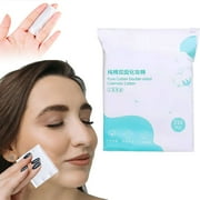 Tkrady Square Cotton Pads Classic 210 Count, 100% Cotton Not to Shed or Fall Apart Ultra Soft for Removing Makeup | Triple Layered Cosmetic Cotton Pads for Toner and Skincare Product