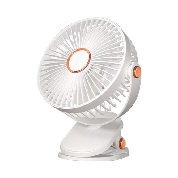 Tkrady Summer Strong Wind Clip Fan, USB Charging Portable Fan Desktop Fan For Office Dormitory