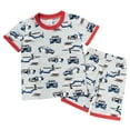 thumbnail image 1 of Tkrady Toddler Boys Clothes Summer New Casual Crewneck Cool Printing Short Sleeve Tops Shorts 2 Piece Set, Sizes 2-8 Years, 1 of 7