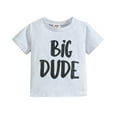 thumbnail image 1 of Tkrady Toddler Boys Girls Crew Neck Short Sleeve Tee Graphic T Shirt Tops, Sizes 1-6 Years, 1 of 6