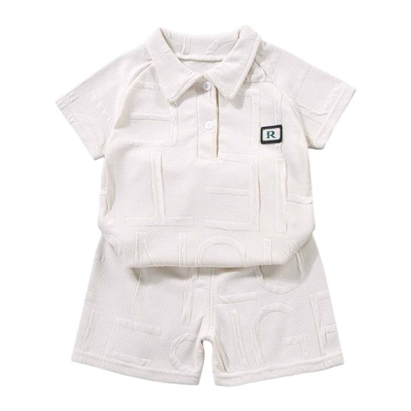 Tkrady Toddler Girl Outfits Spring Summer Short Sleeve Shirts Shorts Set Casual Loose Suit, Sizes 3-10 Years