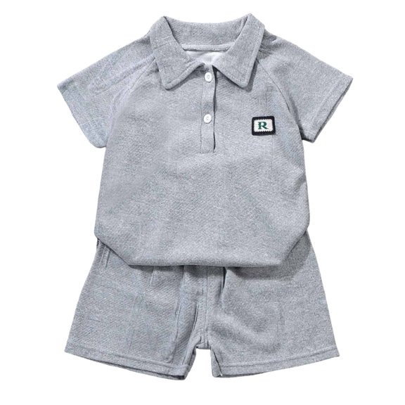 Tkrady Toddler Girl Outfits Spring Summer Short Sleeve Shirts Shorts Set Casual Loose Suit, Sizes 3-10 Years