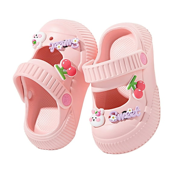 Tkrady Toddler Girls Sandals Summer New Soft Lightweight Cute Cartoon Shoes, Sizes 2-7 Years