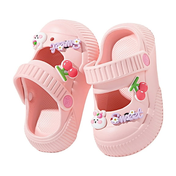 Tkrady Toddler Girls Sandals Summer New Soft Lightweight Cute Cartoon Shoes, Sizes 2-7 Years