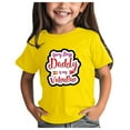 thumbnail image 1 of Tkrady Toddler Girls Shirts Valentine's Day New Round Neck Short Sleeve Cute Shirts Tops, Sizes 1-12 Years, 1 of 6