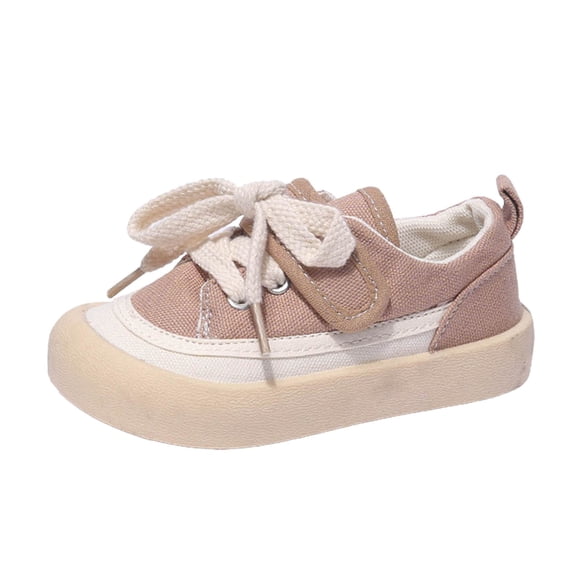 Tkrady Toddler Girls Sneakers Spring Summer New Soft-Soled Casual Comfortable & Durable Canvas Shoes, Sizes 1-9 Years