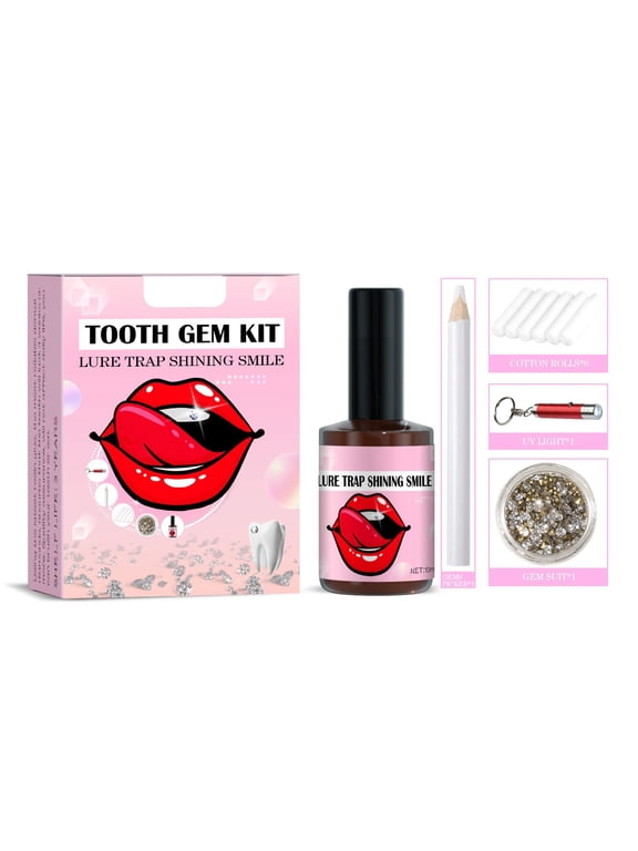 Tooth Gem Kit, DIY Jewelry Kit Teeth Gems Kit, Professional Fashionable Tooth Gems Kit for Teeth, Teeth Jewelry Starter kit
