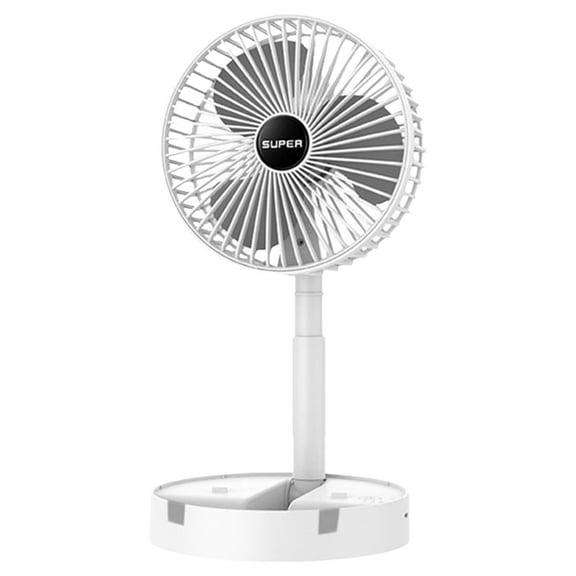 Tkrady Under 5 Stretchable Fan Portable 3 Speeds Desktop Table Fan Plug In Power Fan Rotation Strong Wind Quiet Small Fan For Home Desktop Office