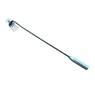 Tkrady Weed Puller Tool, Garden Weed Puller Manual Household Agricultural Tool Remover Weeding Loosening, 11'' Hand Weed Remove Tool for Garden, Weeding Tool with 4 Claws